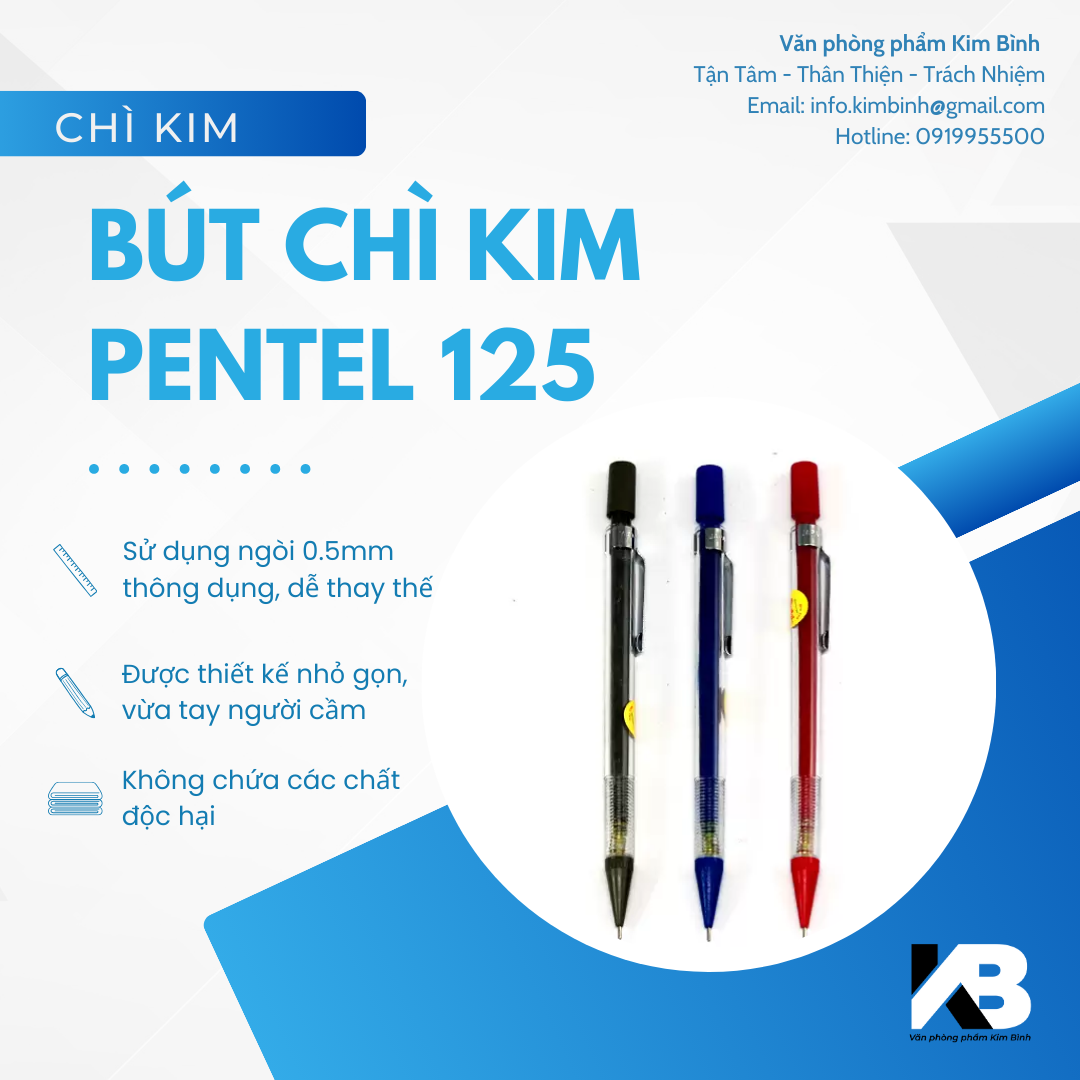 Bút chì kim Pentel 125