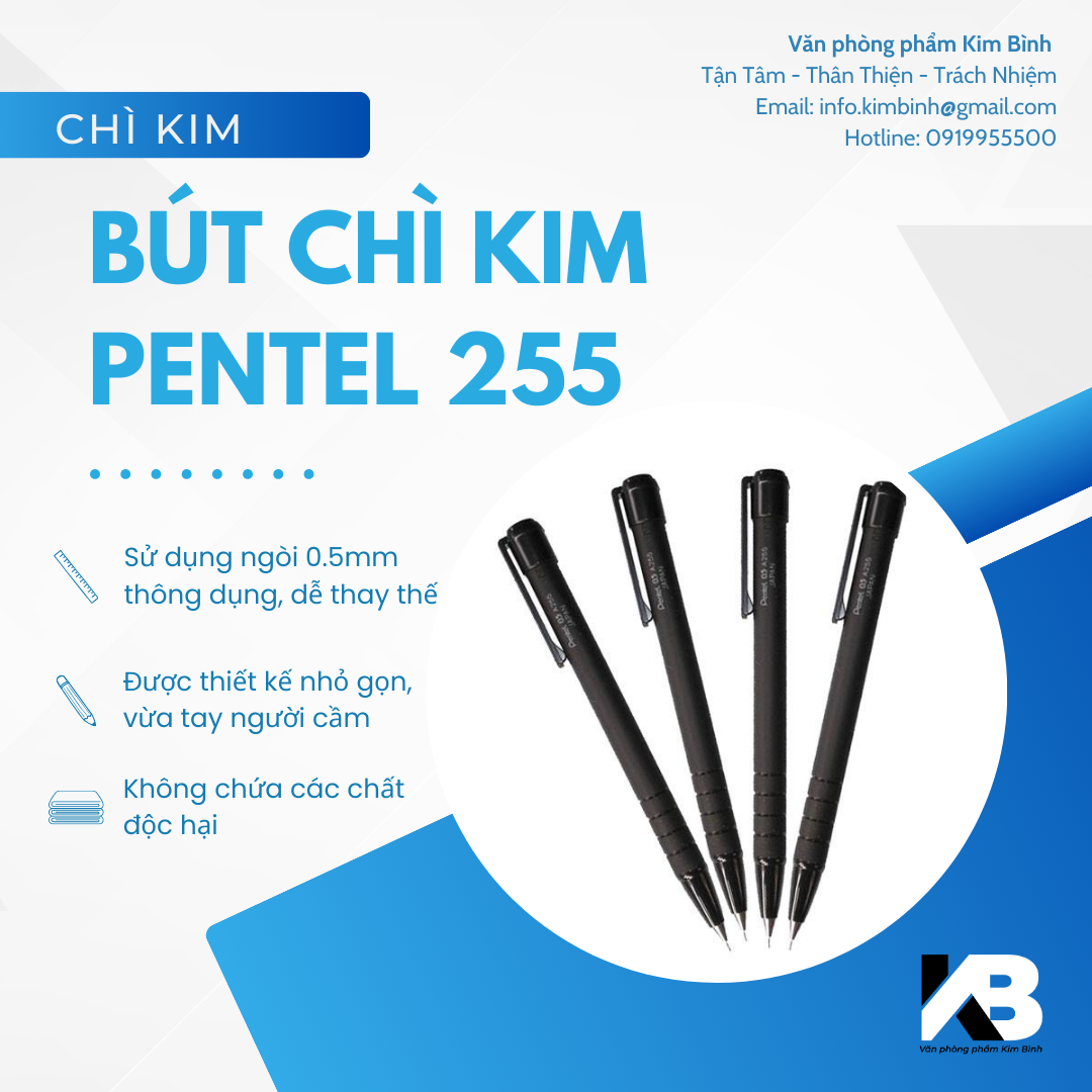 Bút chì kim Pentel 255