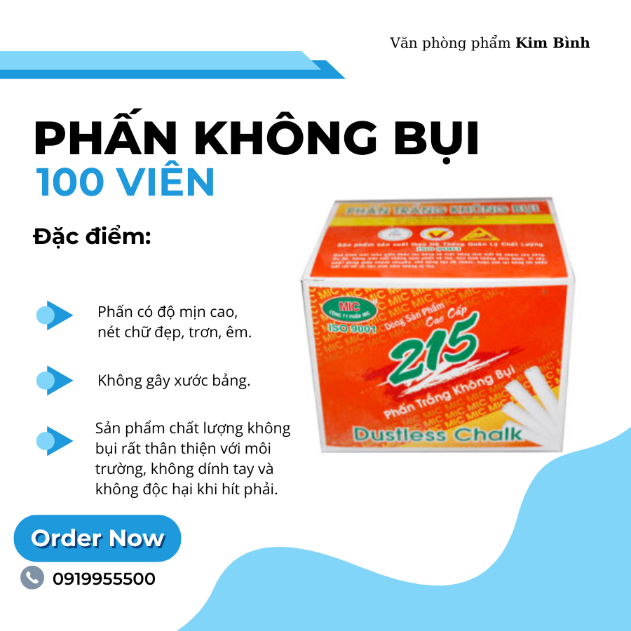 Phấn không bụi 100 viên