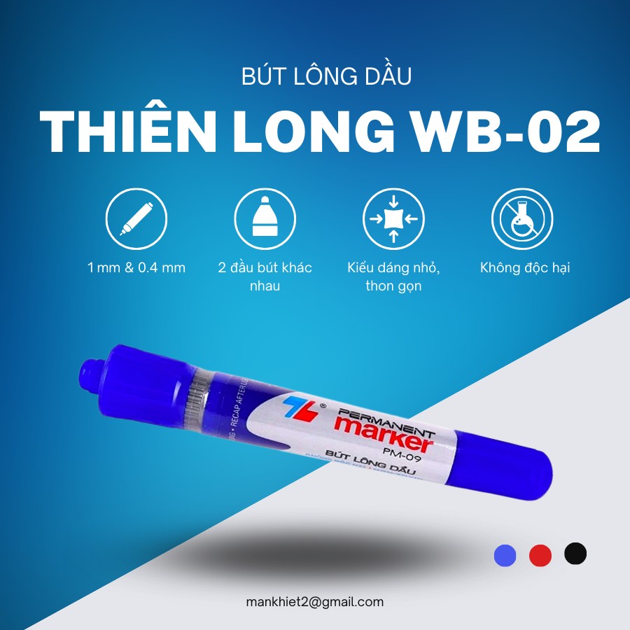 Bút lông dầu THIÊN LONG WB-02