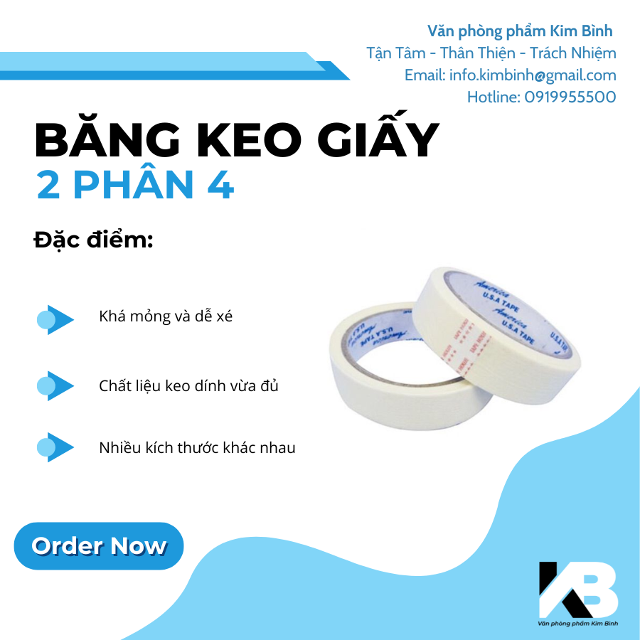 Băng keo giấy 2.4P