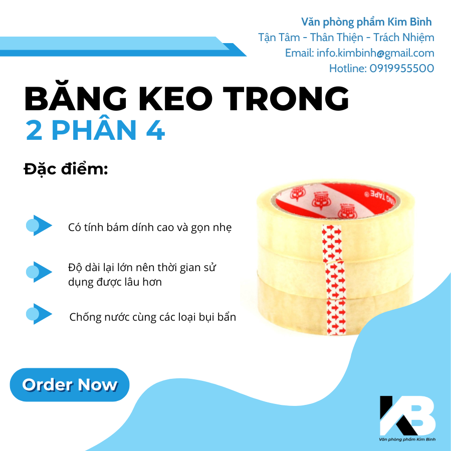 Băng keo xốp 2 mặt 2.4P