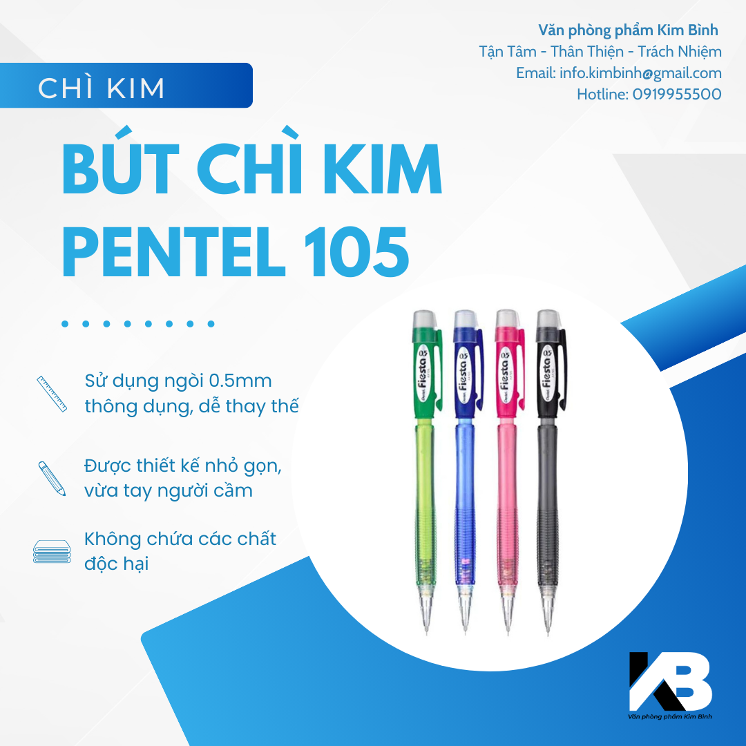 Bút chì kim Pentel 105