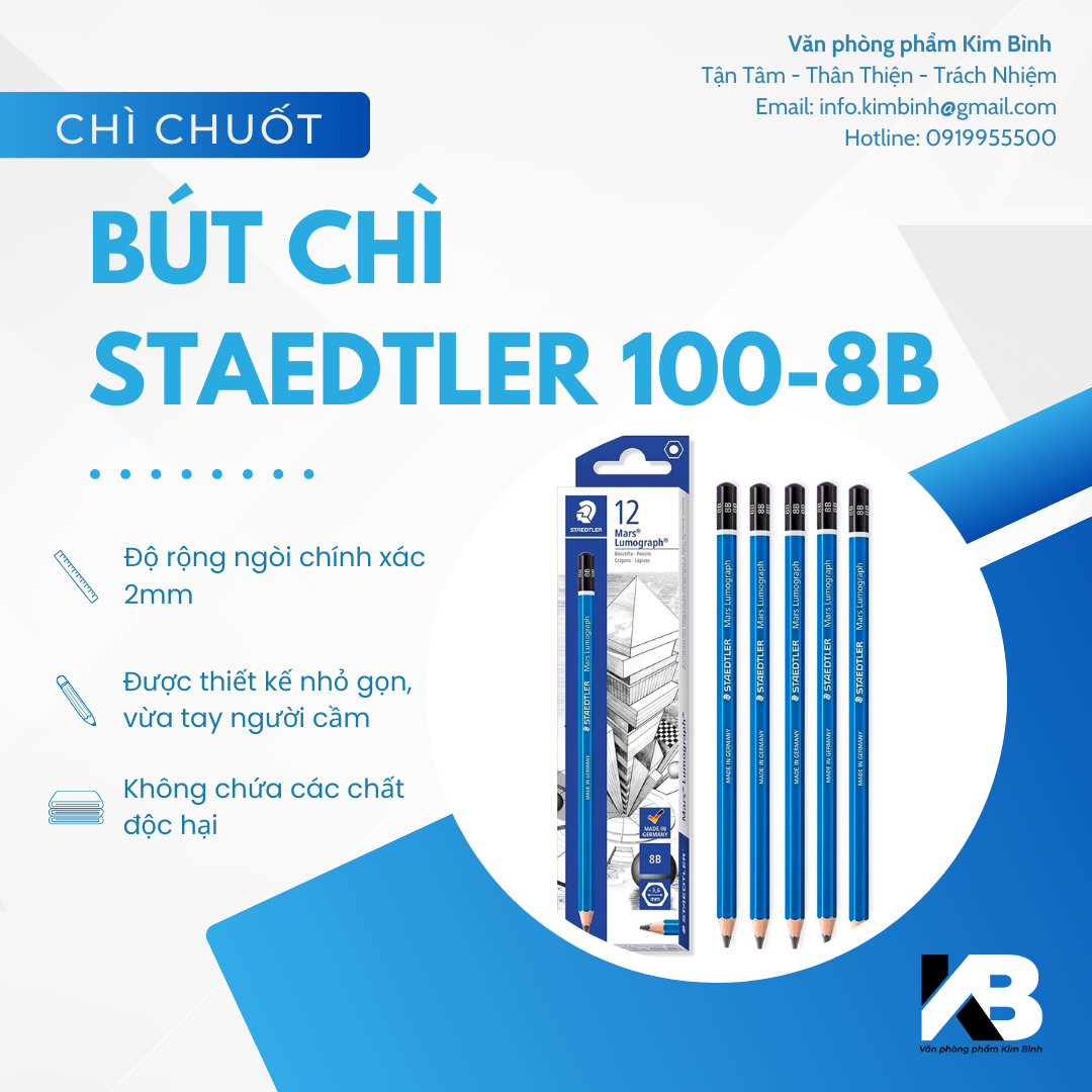 Bút chì STEADTLER 100 - 8B