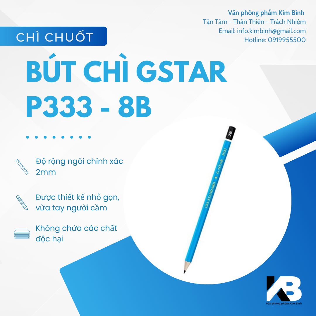 Bút chì GSTAR P333 - 8B