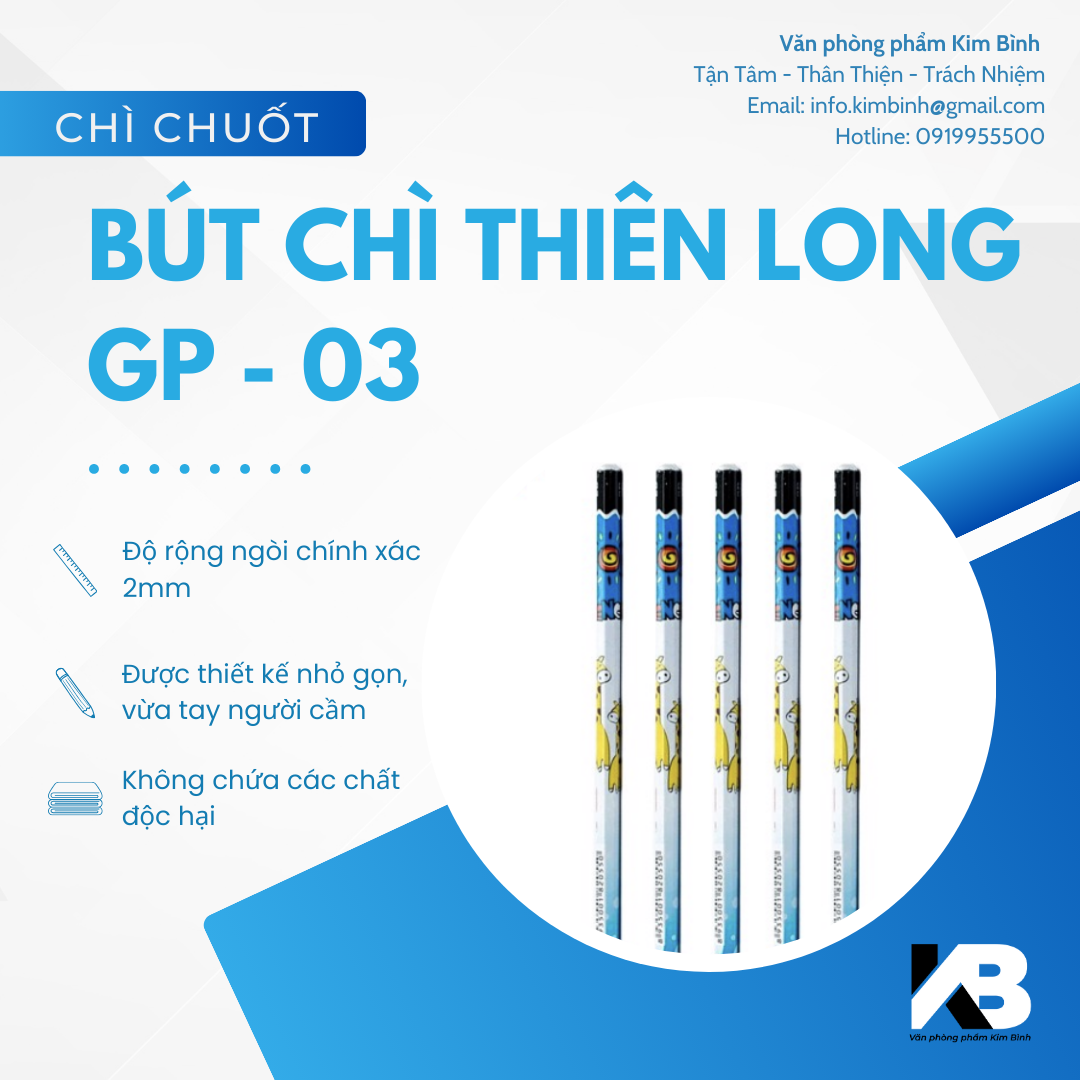 Bút chì Thiên Long GP - 03