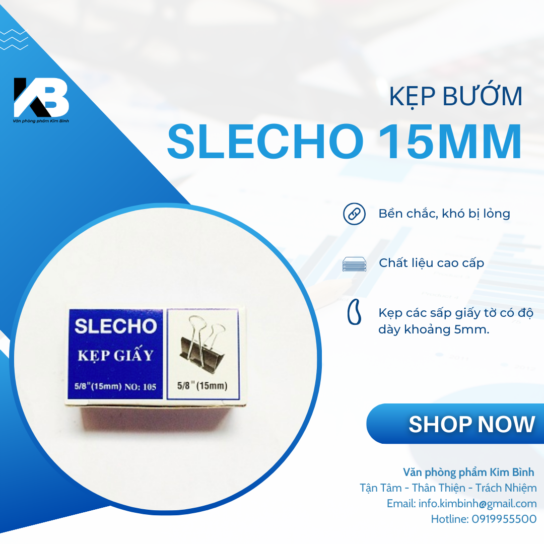 Kẹp bướm Slecho 15mm