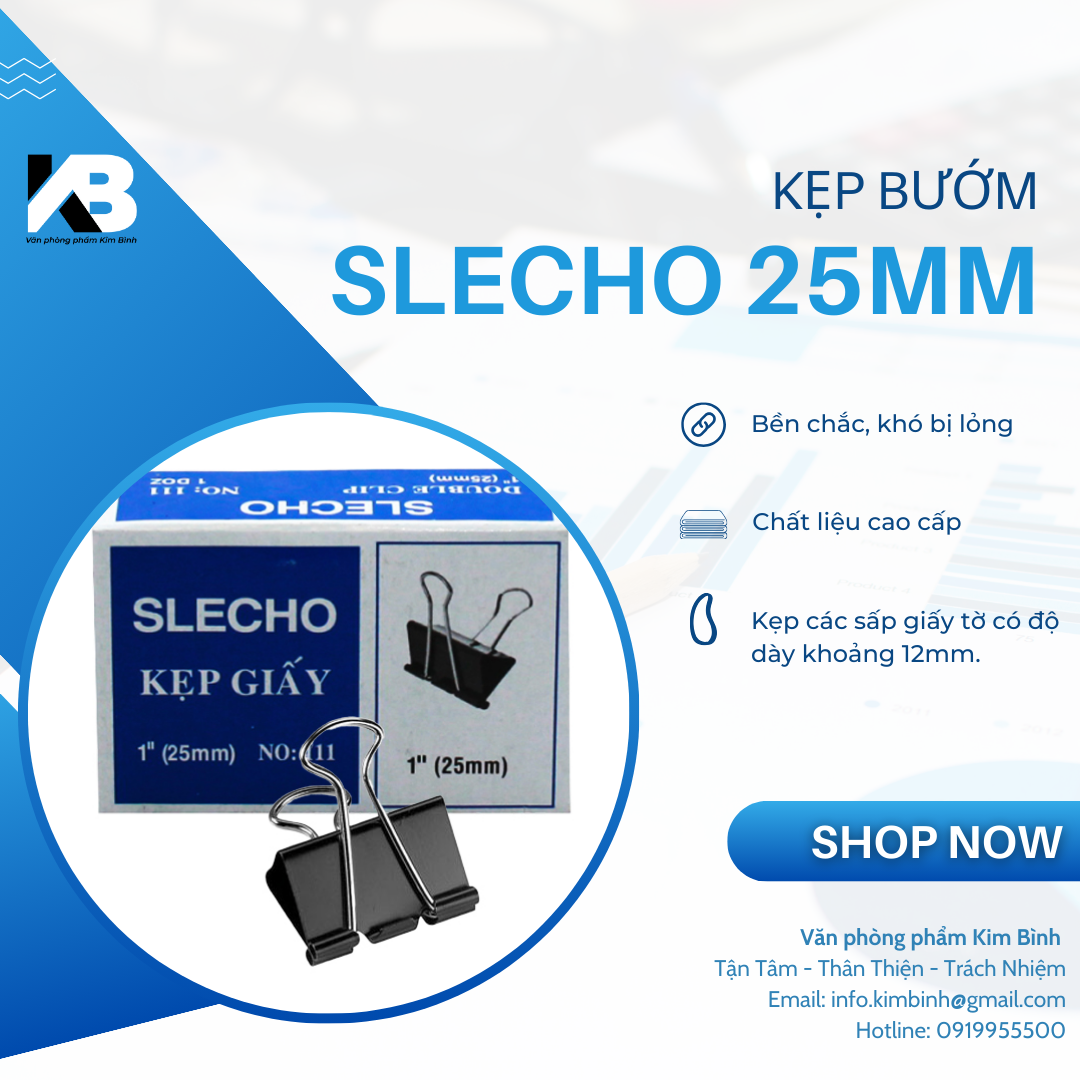 Kẹp bướm Slecho 25mm