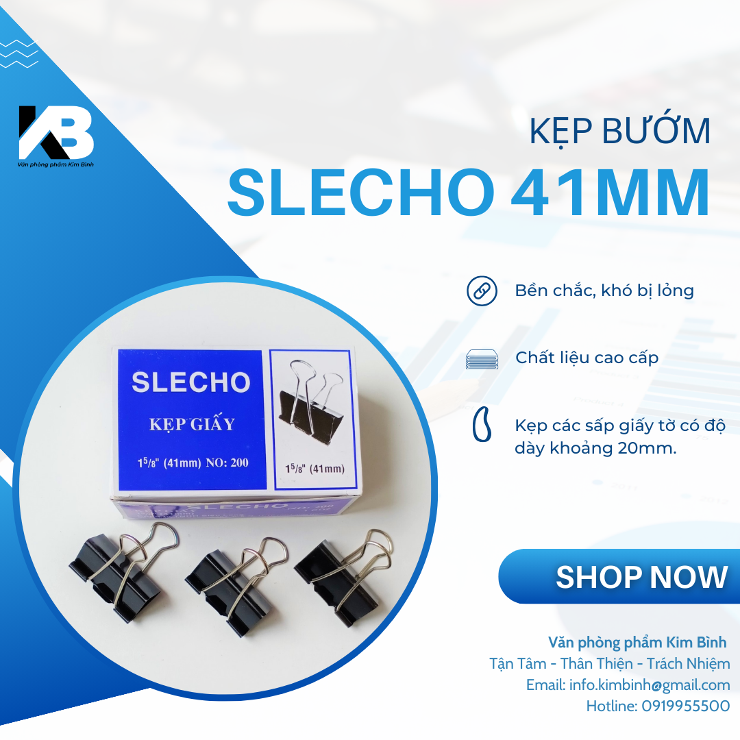 Kẹp bướm Slecho 41mm