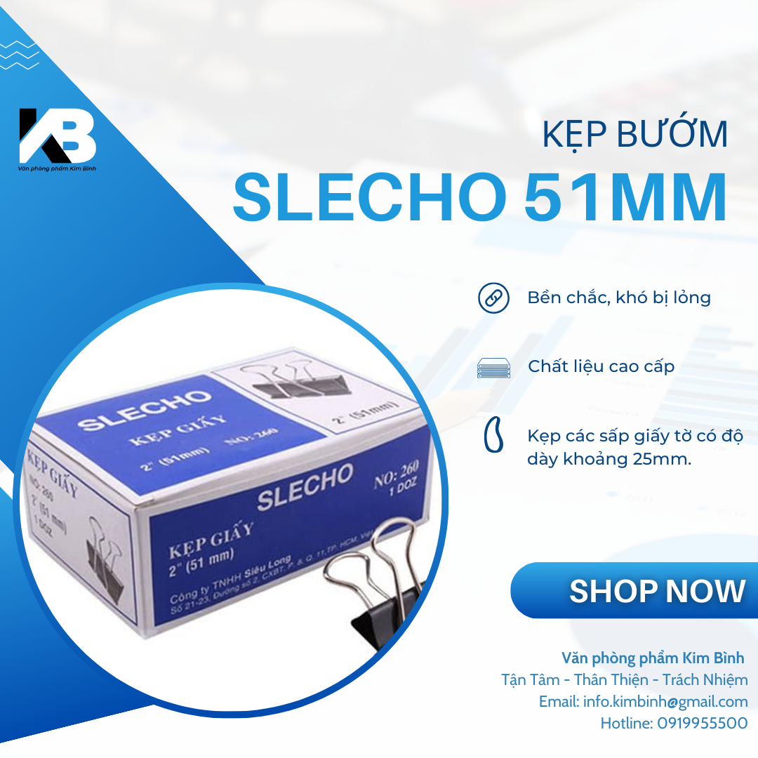 Kẹp bướm Slecho 51mm