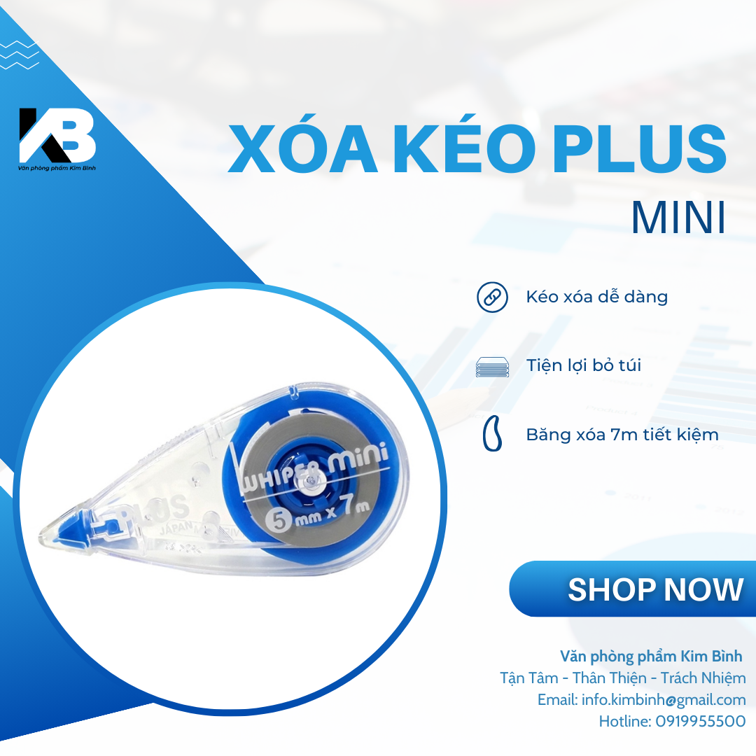 Xóa kéo Plus mini