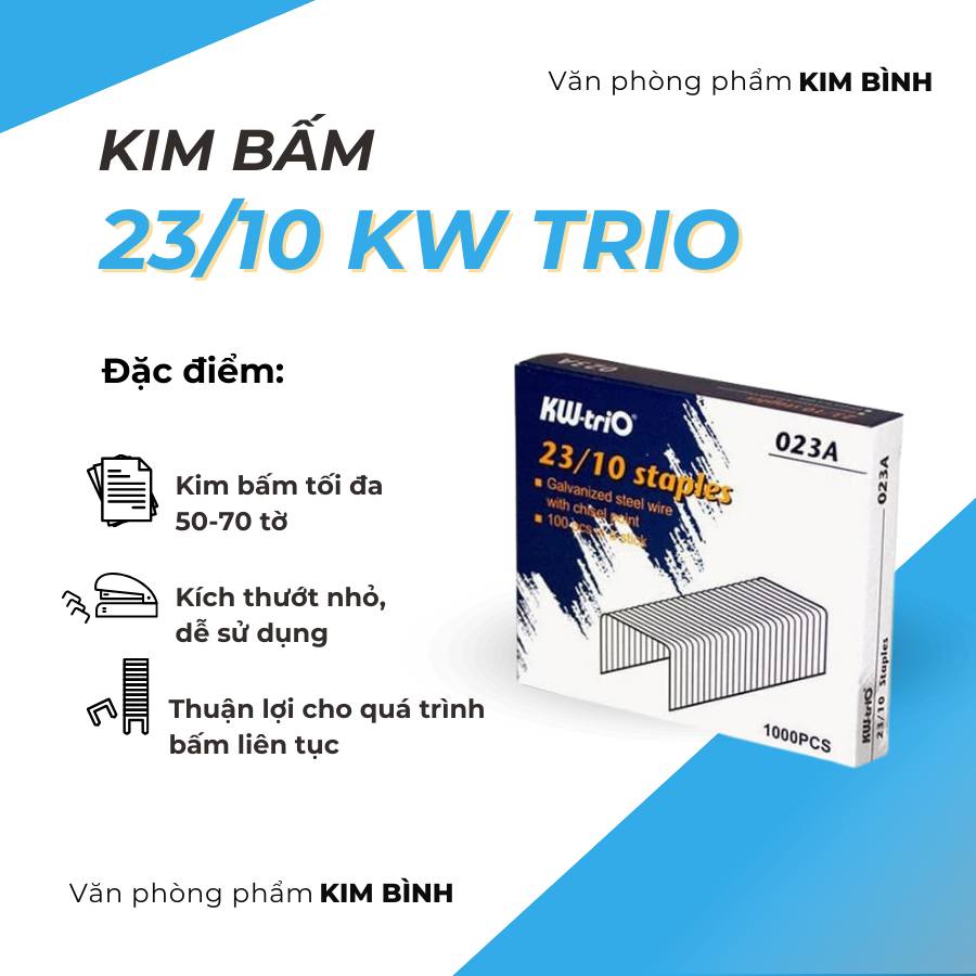 Kim bấm 23/10 KW TRIO