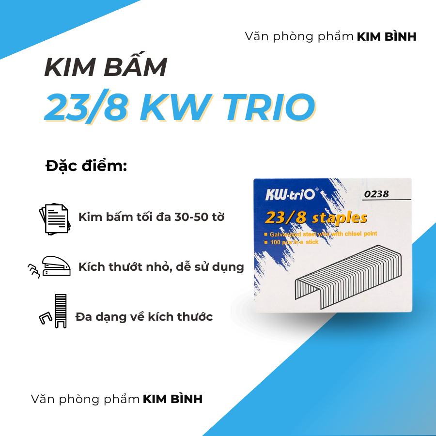 Kim bấm 23/8 KW TRIO