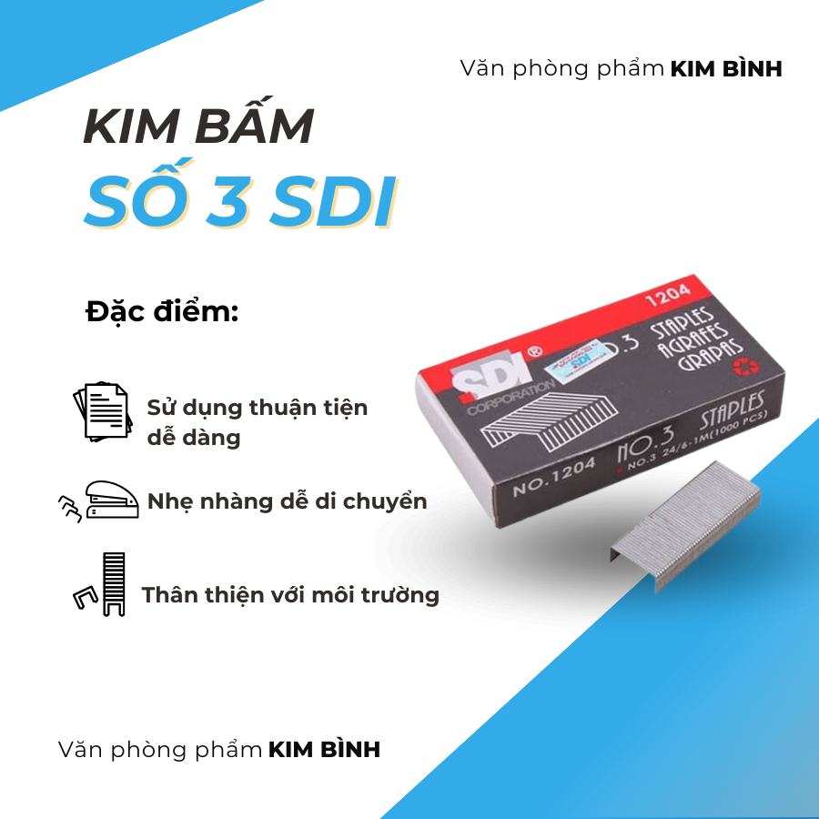 Kim bấm Số 3 SDI